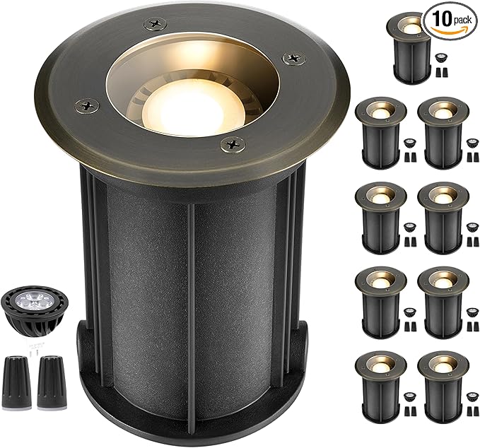 Gardenreet LED Well Lights Brass by Gardenreet