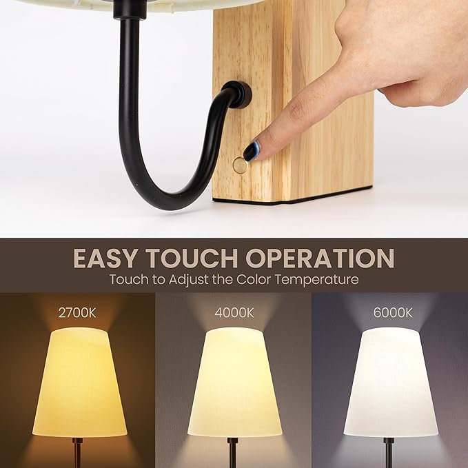 AELS Wooden Bookshelf Lamp - Image 5