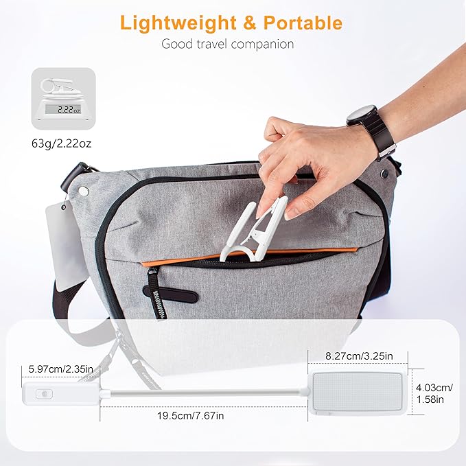 Gritin 9 LED Rechargeable Book Light - Image 8