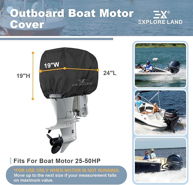 Explore Land Outboard Motor Cover - Image 4