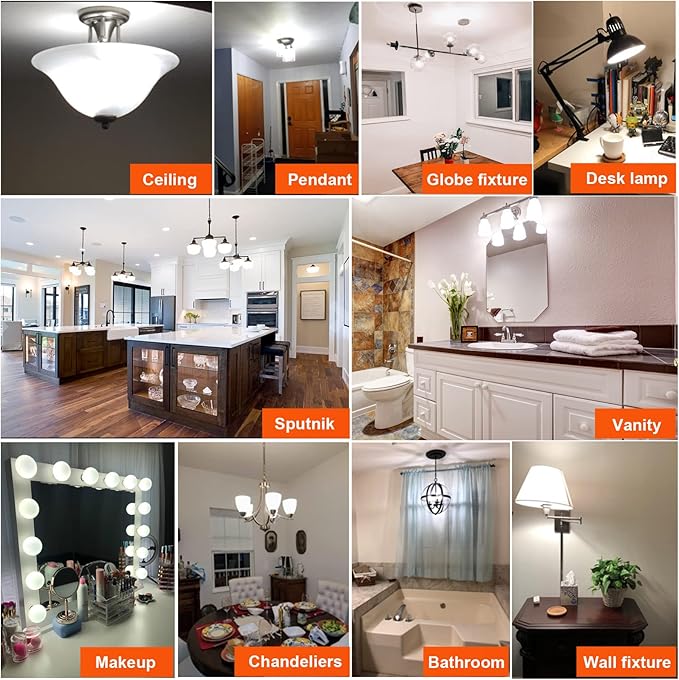 LiteHistory E26 LED Bulb 4W Equal E26 Edison Bulb 40 Watt Neutral White 4000K - Image 7