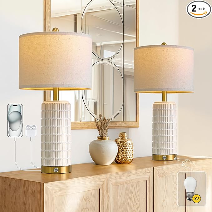 PoKat Touch Bedside Table Lamps by Pokat