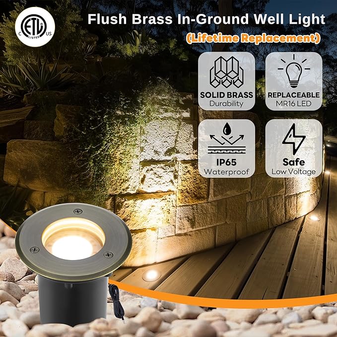 Gardenreet Brass Well Light - Image 2
