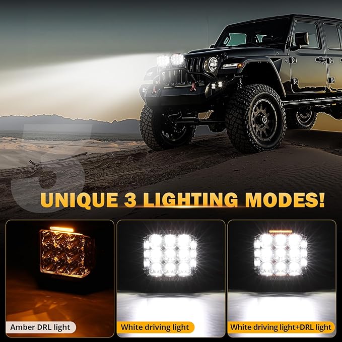 Auxbeam V-MAX Series 7" Led Pods Lights - Image 2