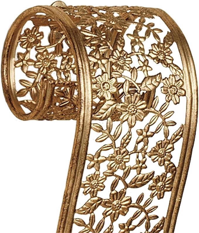 Touch of Class Classic Elegant Scrolling Diandre Metal Wall Sconce Pair - Image 5