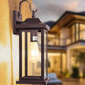 Large Bronze Outdoor Wall Light 17 Inch, Vintage Exterior Light Fixture by DiscoverBeautyofLighting