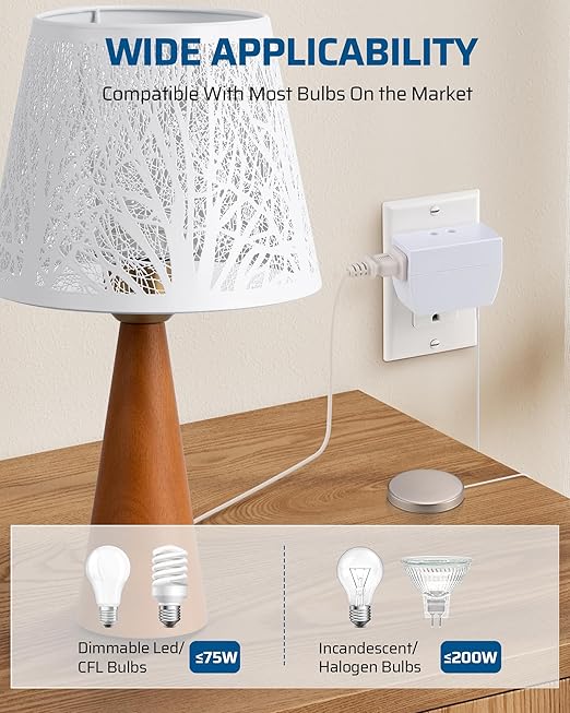 DEWENWILS 2 Pack Touch Dimmer Switch, Touch Pad Control - Image 2