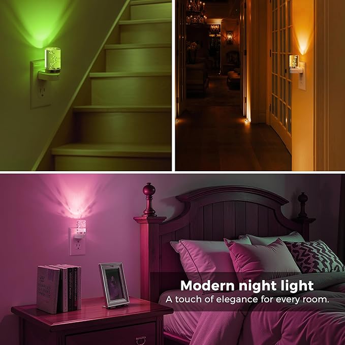 L LOHAS LED Night Light, Night Lights Plug into Wall, Color Changing Nightlight - Image 5