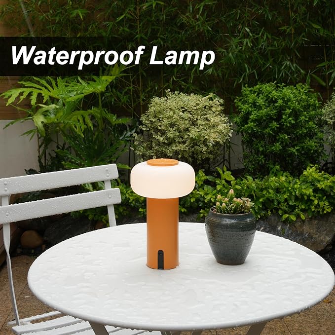 Shower Lamp Waterproof, Outdoor Cordless Table Lamp Rechargeable, Portable - Image 3