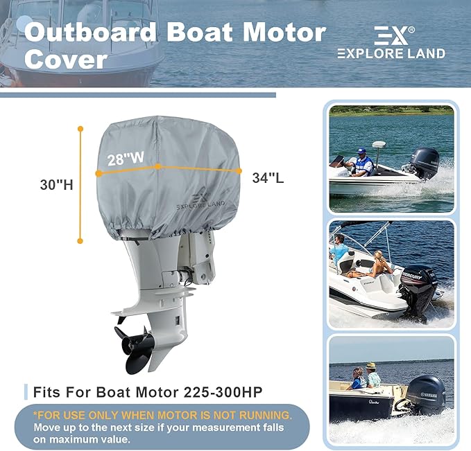 Explore Land Outboard Motor Cover - Image 4