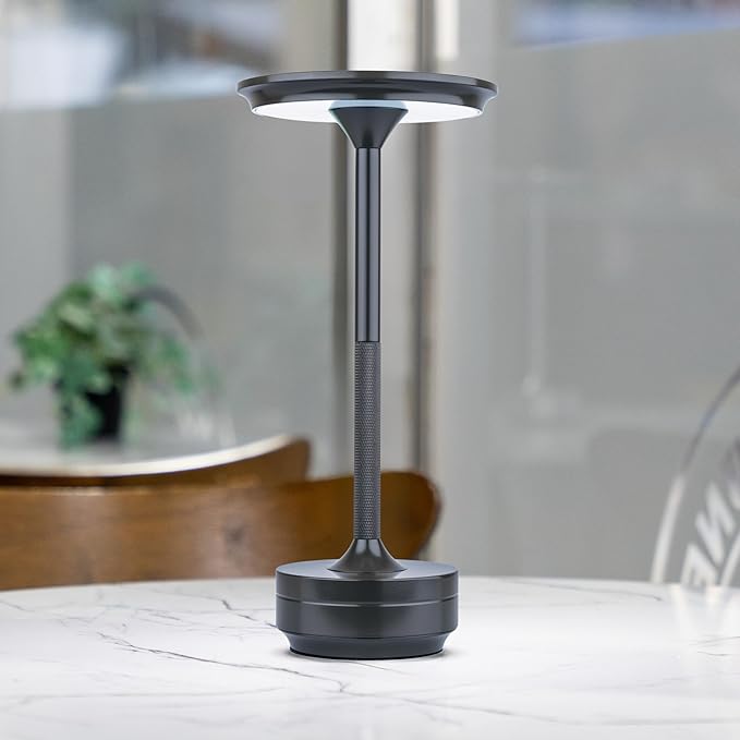 Cordless Rechargeable Touch Lamp 5000mAh Battery, 20+ Hours Use, USB-C Charging - Image 2