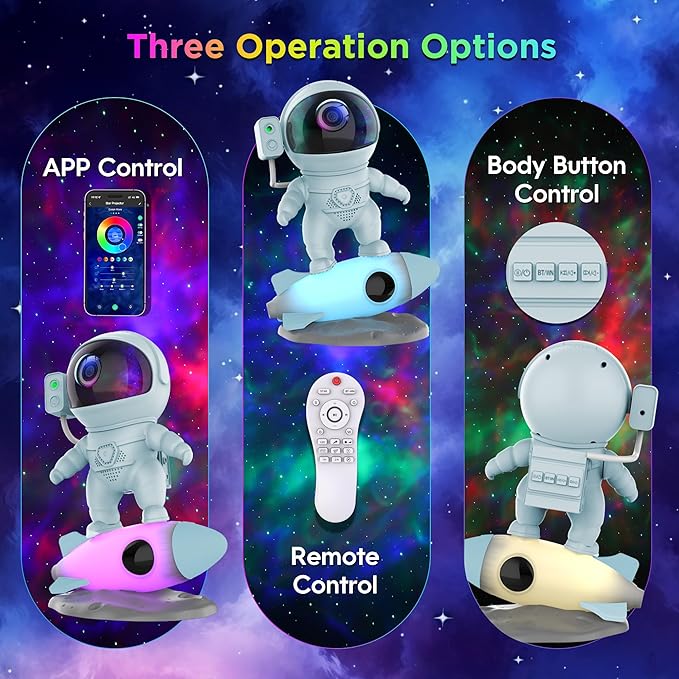 Astronaut Galaxy Projector for Bedroom, Star Projector Galaxy Light - Image 6