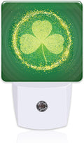 St Patrick's Day Shamrock Night Light Plug into Wall, 0.5w Energy Saving Sleep by sndheke