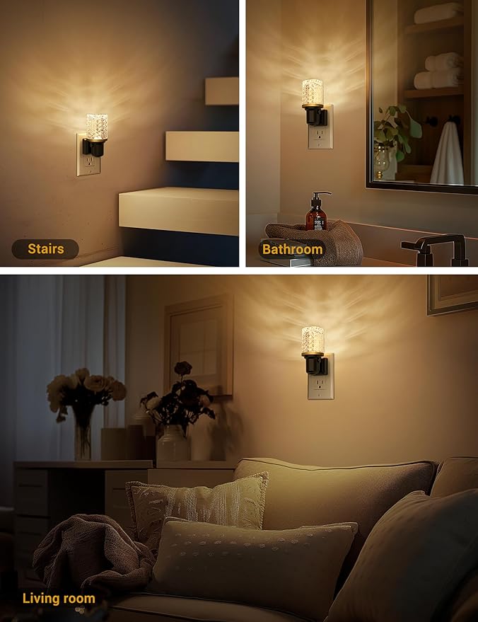 JandCase LED Night Light, Dimmable Night Lights Plug into Wall, Modern - Image 4