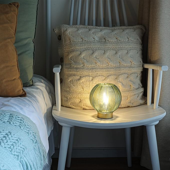 Battery Powered Lamp with Timer, Cordless Battery Operated Table Lamp with LED - Image 4