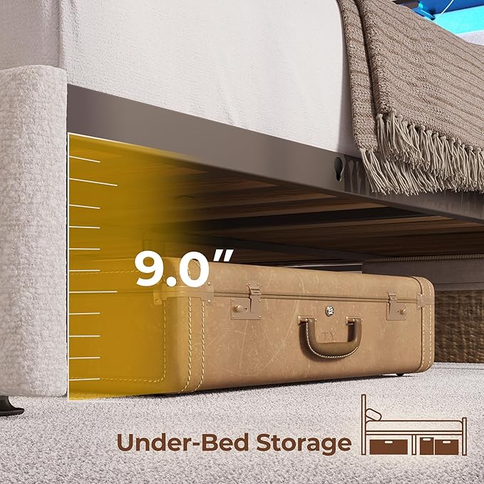 Rolanstar Queen Size Bed Frame - Image 4