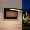 Wall Light Outdoor LED Wall Mount Lamp Black Modern Wall Mount Sconce Lantern by Inowel