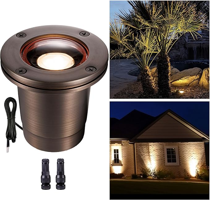 Gardenreet Brass In Ground Lights by Gardenreet