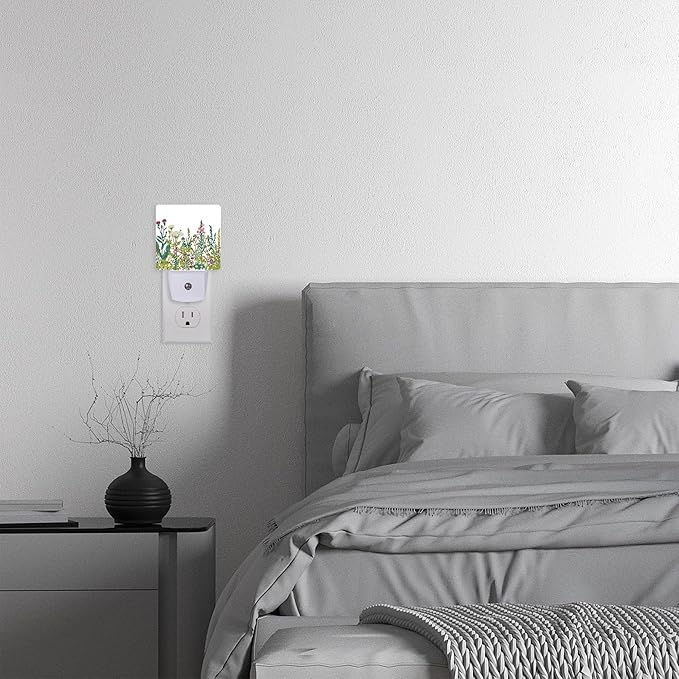 Night Light, Herbs and Wild Flowers Night Lights Plug into Wall - Image 7