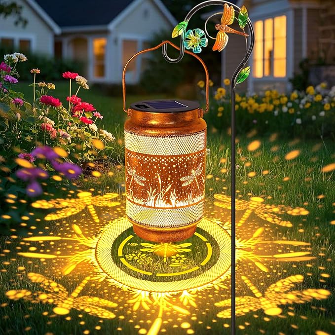 Dragonfly Solar Lanterns Outdoor Waterproof by yulloyello
