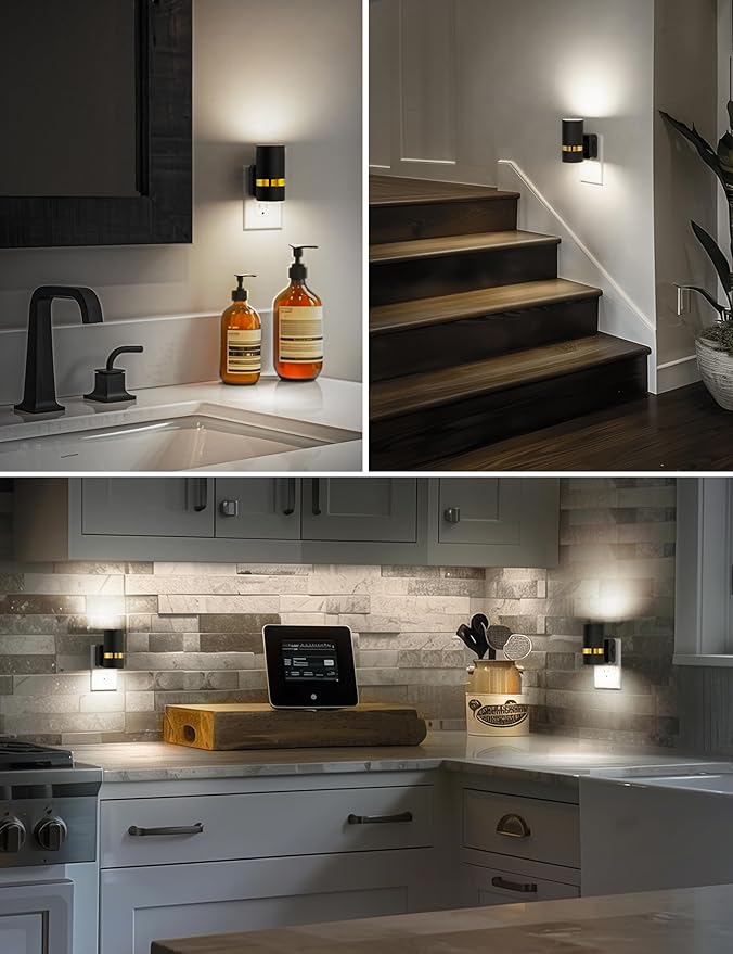 L LOHAS LED Night Lights Plug into Wall, Dusk to Dawn, Daylight White 5000K - Image 4