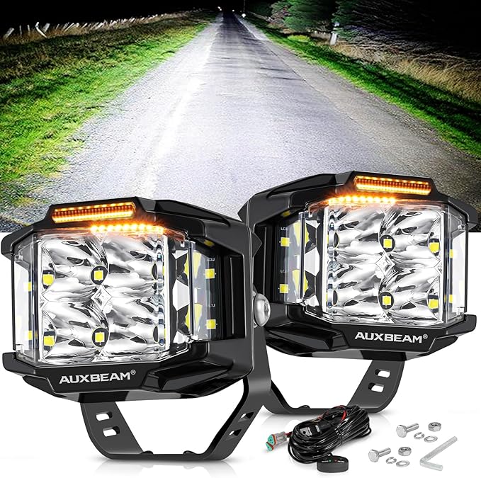 Auxbeam 4" 92W Cube LED Pod - Image 2