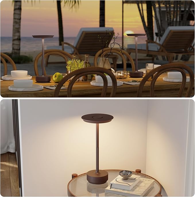 1 Pack Rechargeable Table Lamps Cordless, Portable 5000mAh Outdoor Table Light - Image 5