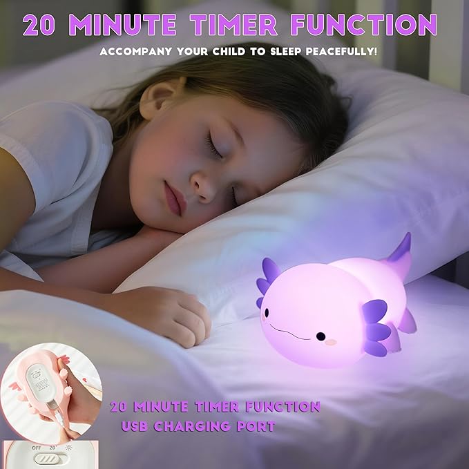 DREAMING MY DREAM Axolotl Night Light - Image 2