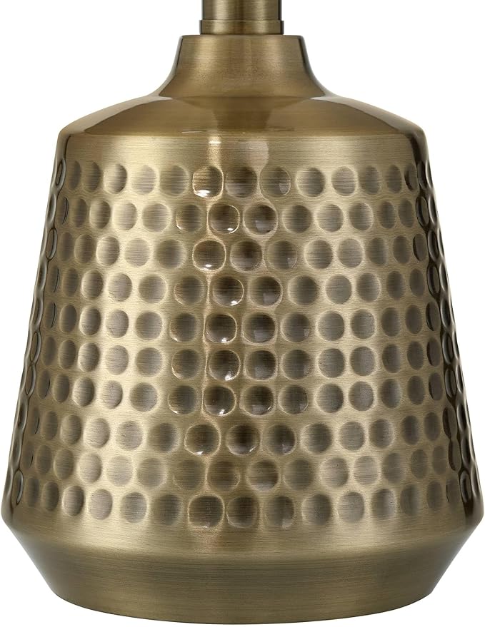 360 Lighting Argus 16 1/4" High Small Modern Accent Table Lamp Gold Textured - Image 6