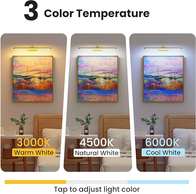 24" Picture Frame Light with 1pcs Extra 8000mAh Battery - Image 4