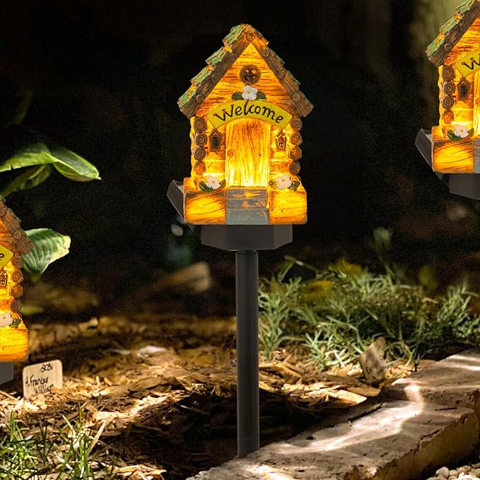 Dazzle Bright Fairy Garden House, Beautiful Miniature Garden Decoration - Image 3
