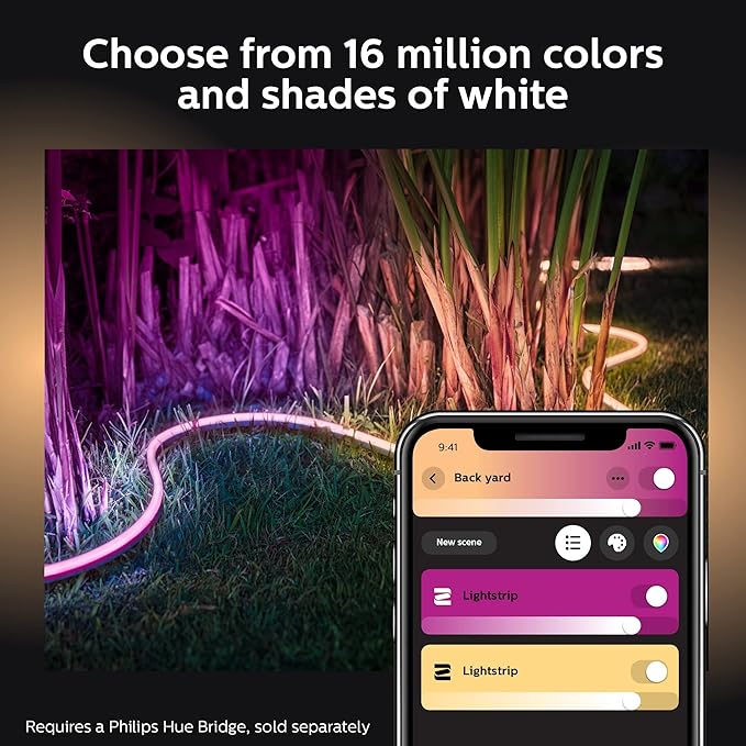 Philips Hue Outdoor 7-Foot Smart LED Light Strip - Image 4