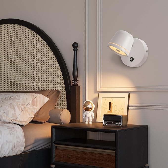 Aisilan Wall Sconce Set of 2, Hardwired Touch Dimmable Wall Light - Image 2