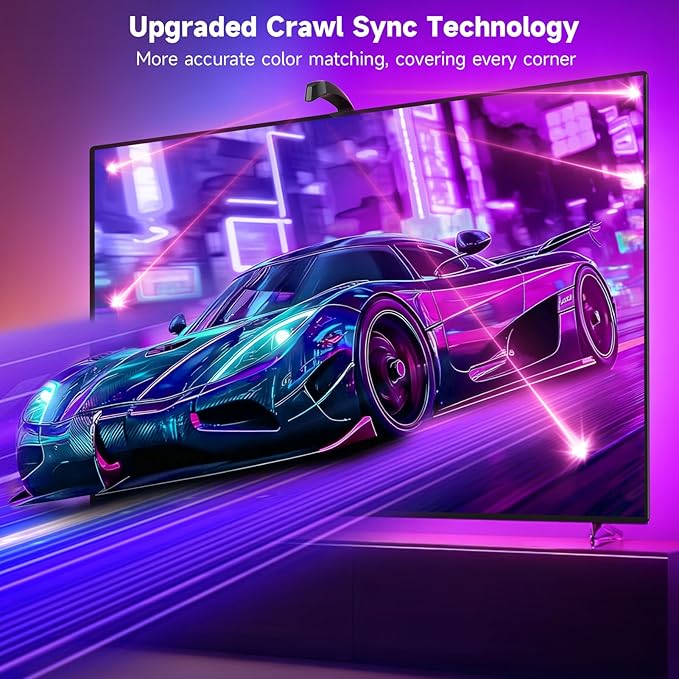 FFJ TV Backlight, 18ft RGB LED Strip Lights That Change - Image 2