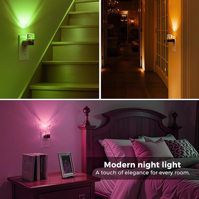 L LOHAS LED Night Light, Night Lights Plug into Wall, Color Changing Nightlight - Image 5