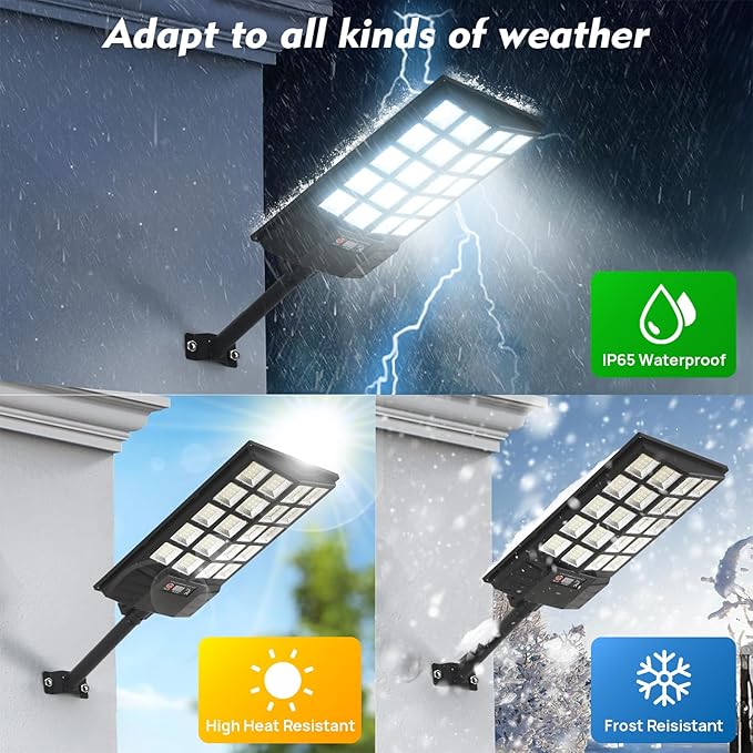 Solar Street Lights Outdoor, Waterproof Motion Sensor Flood Light - Image 4