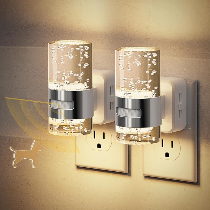 JandCase Motion Sensor Night Light, Dimmable Night Lights Plug Into Wall by JandCase