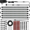 Litever LED Safe Lighting Kit. Door Control Activated. 6 pcs Slim 12 inch Light by Litever