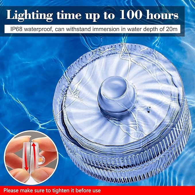 HL Submersible LED Light, 100 Hours Waterproof Flameless Led Lights Battery - Image 4