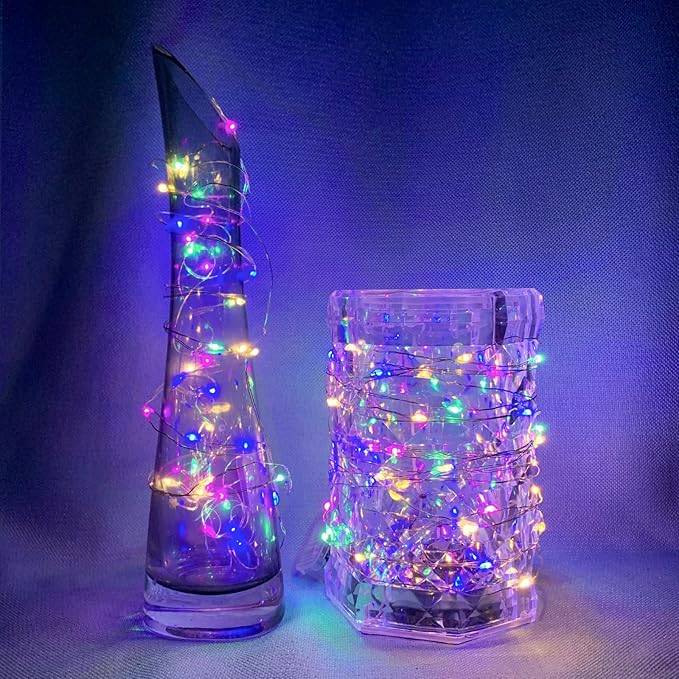 50 Pack Fairy Lights 7Ft 20 LED Twinkle String Lights 3 Modes Battery Operated - Image 6