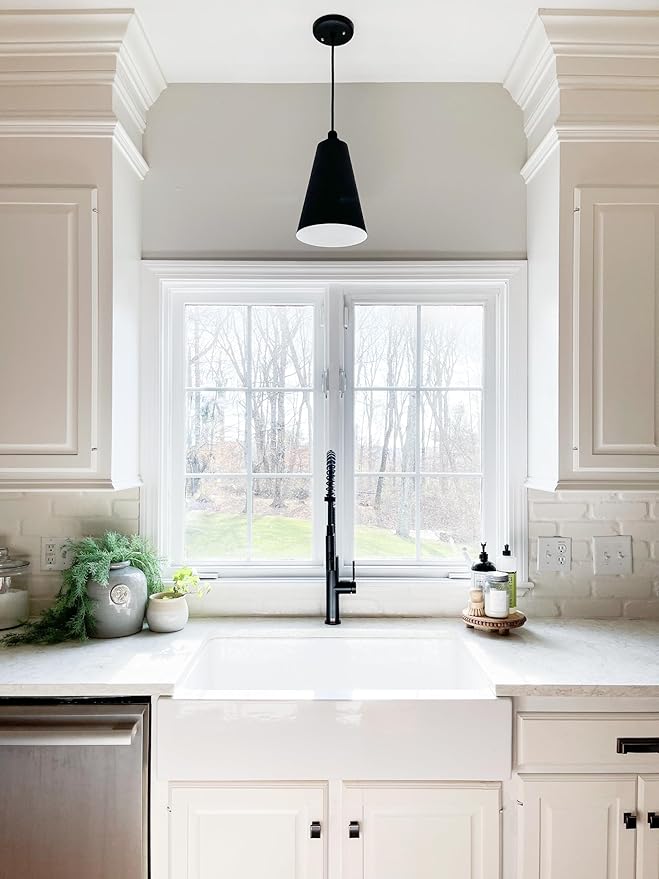 Steel Lighting Co. Laurel Pendant Light | Ceiling Mounted | 8.5 inch Cone Shade - Image 3