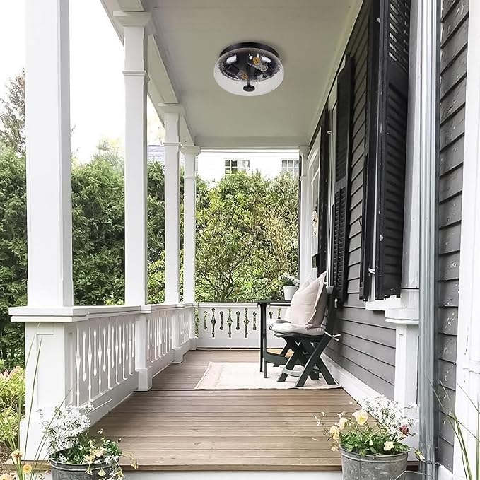 Motion Sensor Outdoor Ceiling Light, Energy Efficient - Image 6