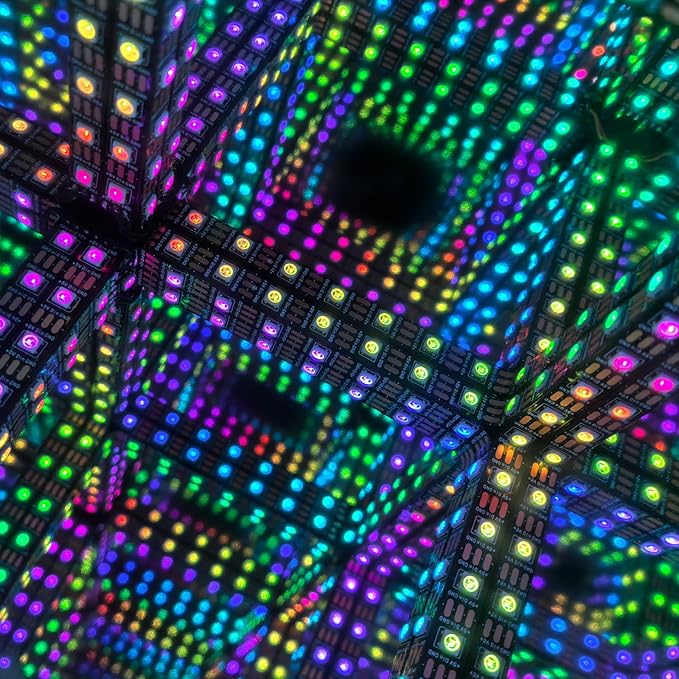 Infinity Hyper Cube LED Table Lamp, Color-Changing Music-Sync APP-Controlled - Image 7