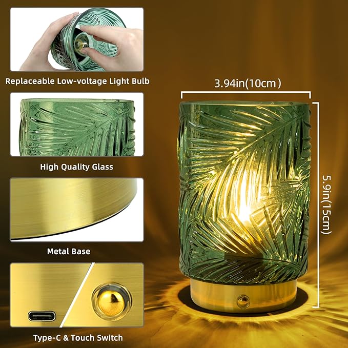 Rechargeable Battery Powered Lamp, Cordless Emergency Lamps - Image 3
