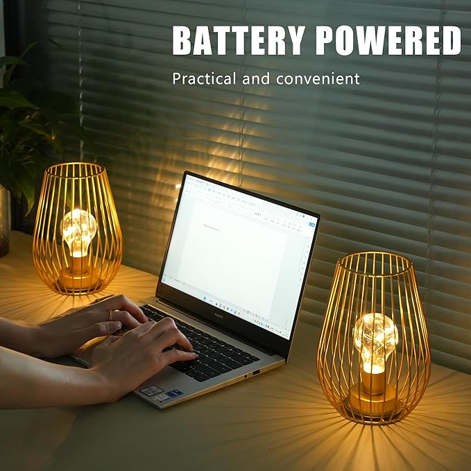 TRIROCKS Metal Cordless Table Lamp - Image 7