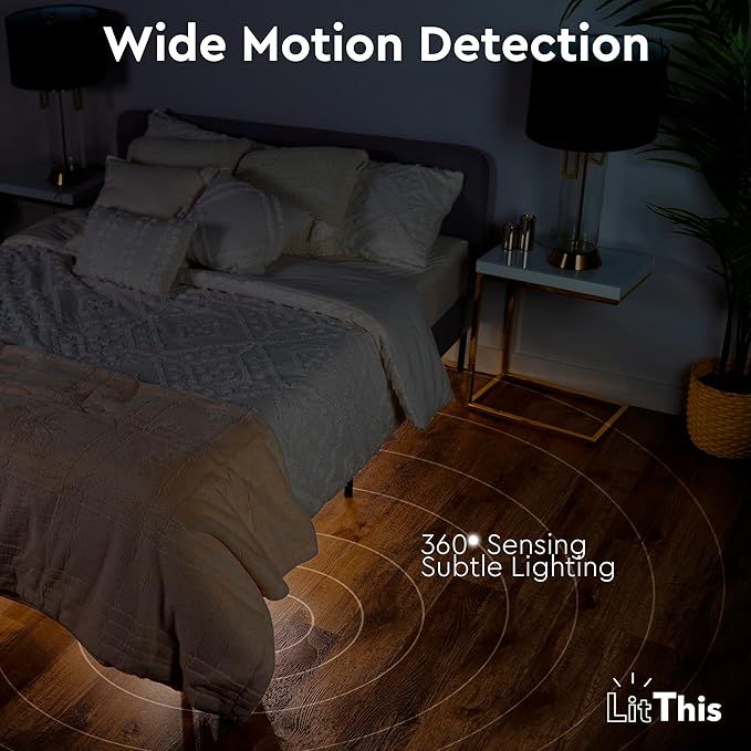Under Bed Lights Motion Sensor Patented 360° Motion Activated Night Light - Image 3