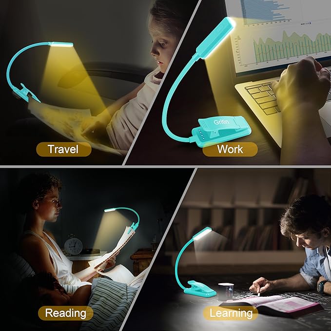 Gritin 9 LED Rechargeable Book Light - Image 7