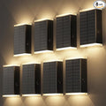 Solar Wall Light Outdoor, 3000/4000/6000K 3 Modes Dusk to Dawn Lighting Wall by UGDLUCK