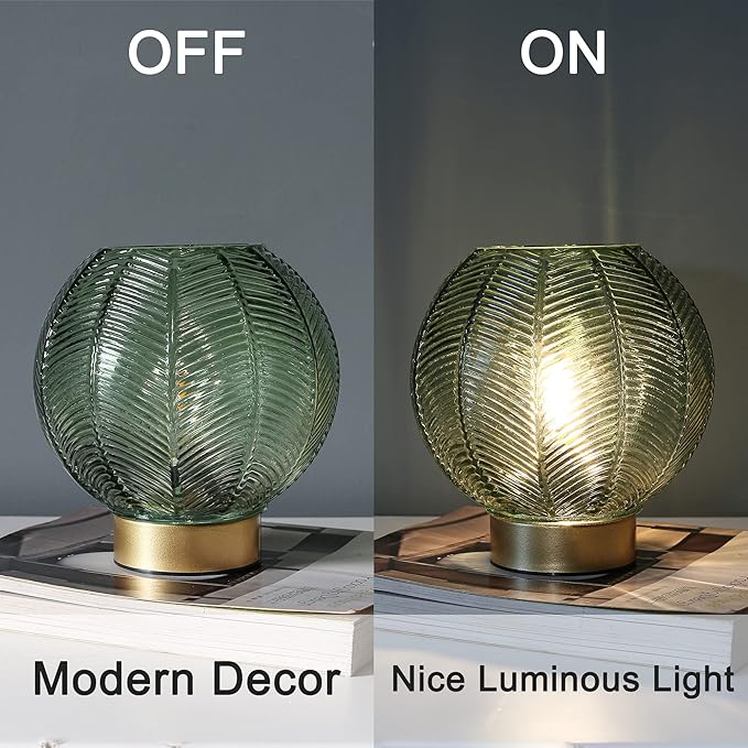 Battery Powered Lamp with Timer, Cordless Battery Operated Table Lamp with LED - Image 6
