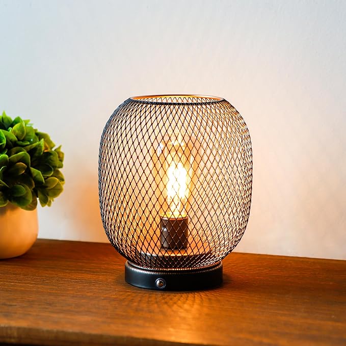 JHY DESIGN Dimmable Touch Bedside Table Lamp Rechargeable Battery Powered Lamp - Image 7